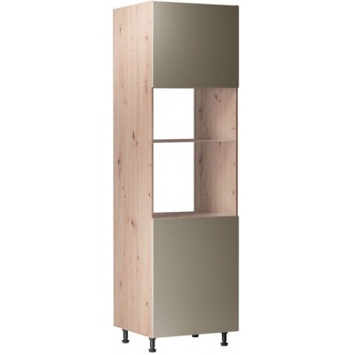 Virtuvės spinta LNG2-BP BEIGE D60PM-P/L orkaitei (Beige/Dab Artisan)